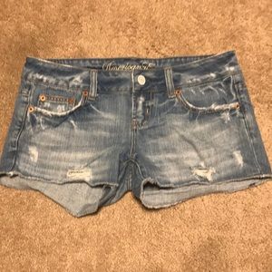 American Eagle blue jean shorts